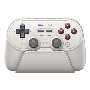 8BitDo Pro 3, baltas - Žaidimų pultelis 6922621507123