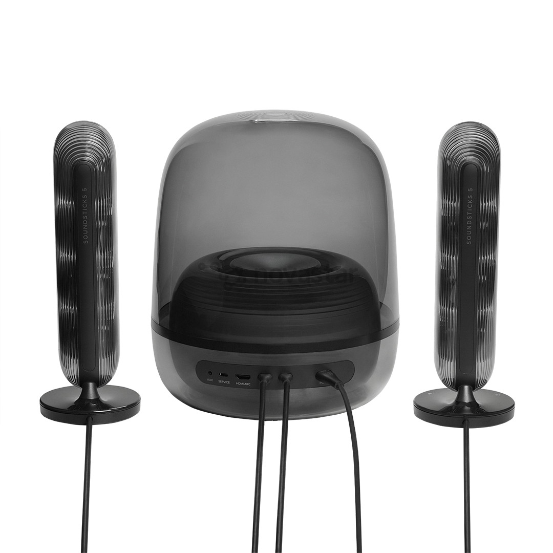 Harman Kardon SoundSticks 5, 2.1, juodos - Belaidės kolonėlės