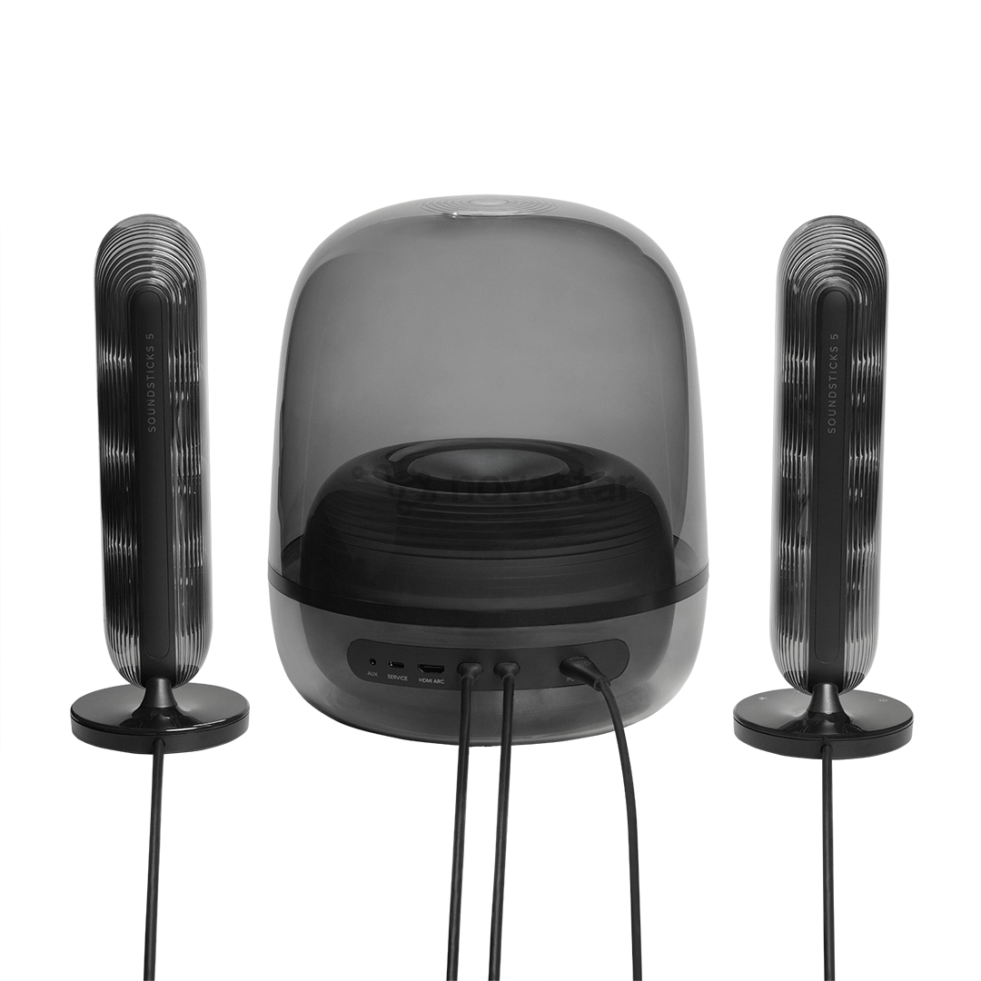 Harman Kardon SoundSticks 5, 2.1, juodos - Belaidės kolonėlės