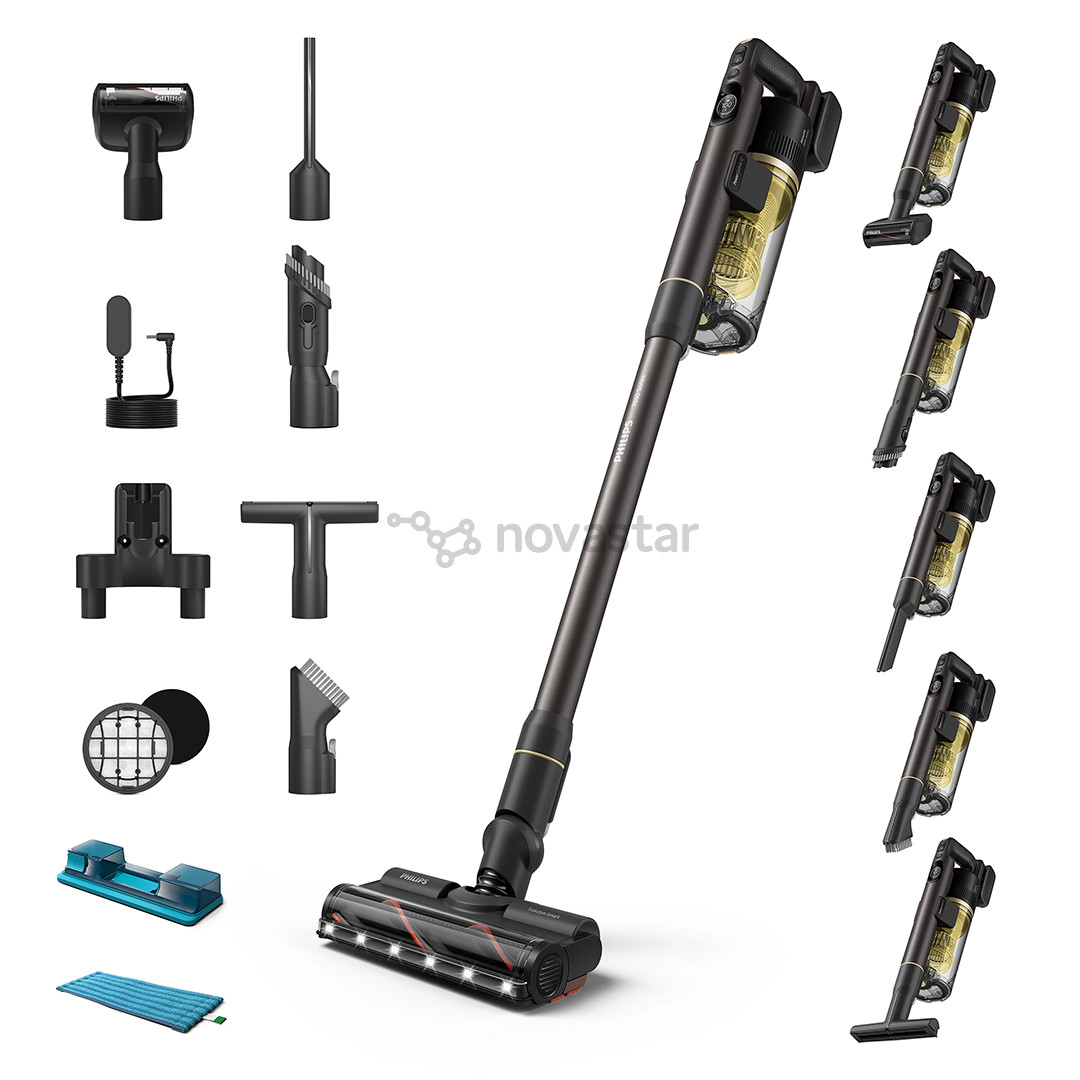 Philips 7000 Series Complete, черный/желтый - Беспроводной пылесос