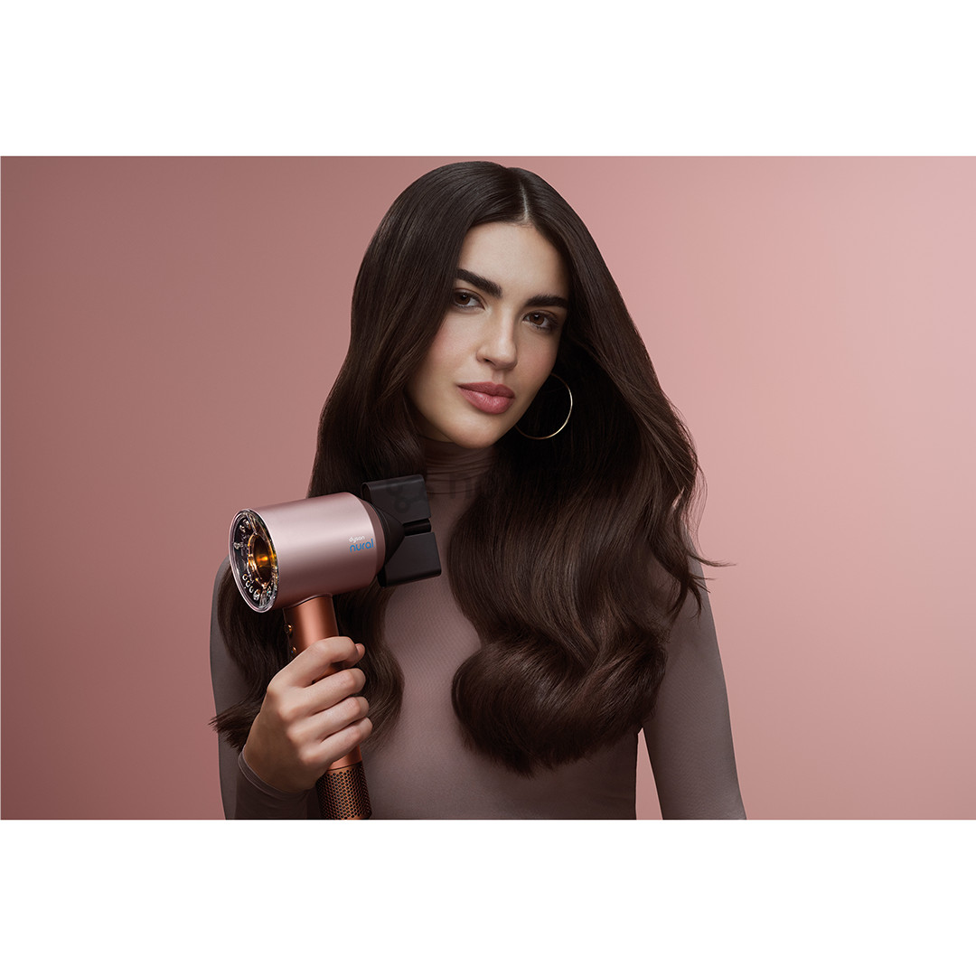 Dyson Supersonic Nural™, 1600 W, Amber Silk/Pink Champagne - Plaukų džiovintuvas