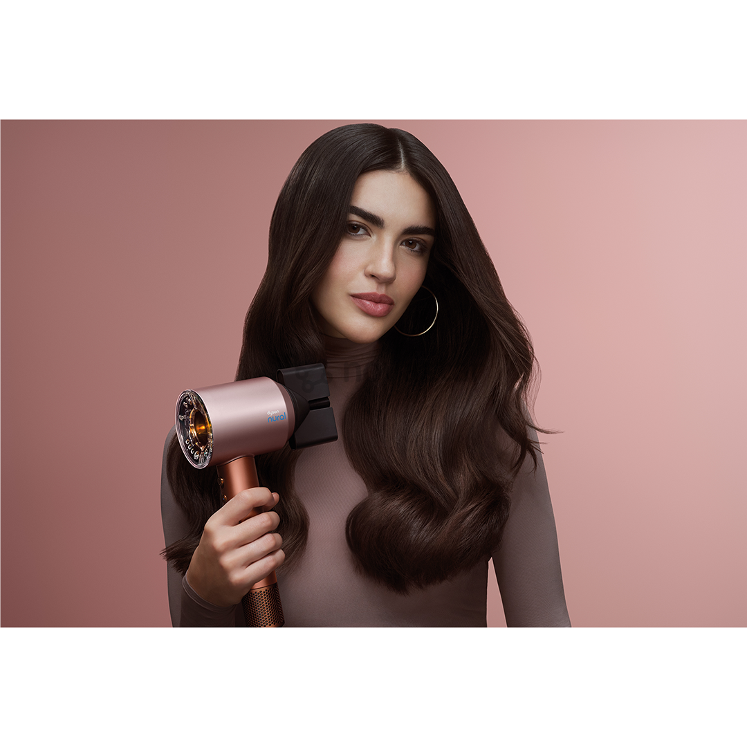 Dyson Supersonic Nural™, 1600 Вт, Amber Silk/Pink Champagne - Фен