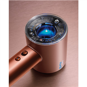 Dyson Supersonic Nural™, 1600 W, Amber Silk/Pink Champagne - Plaukų džiovintuvas