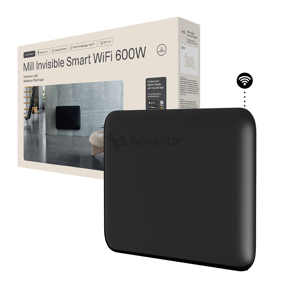 Mill Gen 4, Wi-Fi, 700 W, juodas - Elektrinis radiatorius