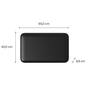 Mill Gen 4, Wi-Fi, 700 W, juodas - Elektrinis radiatorius