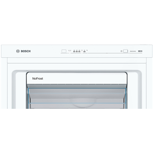 Bosch, Series 4, NoFrost, 242 L, aukštis 186 cm, baltas - Šaldiklis