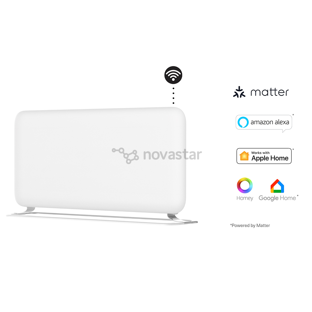 Mill Gen 4, Wi-Fi, 1500 W, white - Electric radiator with base