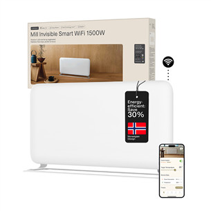 Mill Gen 4, Wi-Fi, 1500 W, baltas - Elektrinis radiatorius