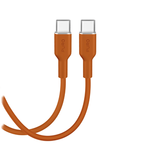 Puro Soft, USB-C / USB-C, 1,5 m, desert sun - Cable PUCCCICON15MTORA17