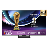 Hisense U7Q PRO, 55'', 4K UHD, ULED, Mini LED, juodas - Televizorius