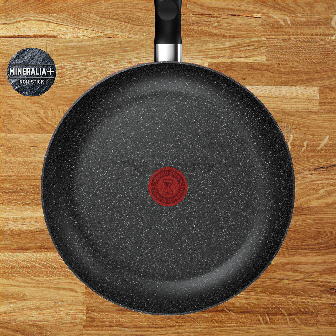 Tefal Dark Essential, 24/28 см, черный - Комплект сковородок
