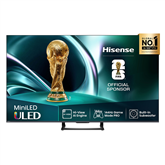 Hisense U7Q, 65'', 4K UHD, Mini LED, black - TV