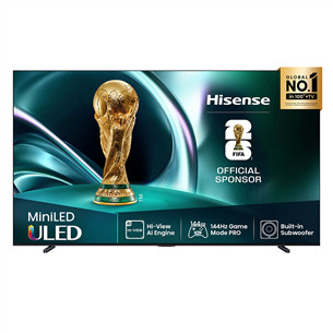 Hisense U7Q, 85'', 4K UHD, Mini LED, black - TV