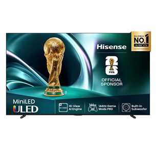 Hisense U7Q, 85'', 4K UHD, Mini LED, black - TV 85U7Q