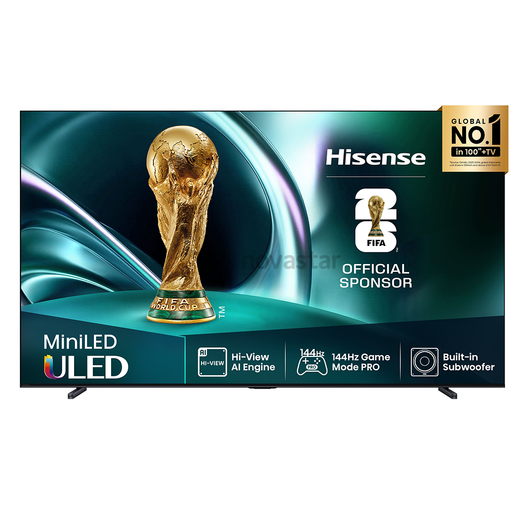 Hisense U7Q, 85'', 4K UHD, Mini LED, juodas - Televizorius