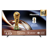 Hisense U8Q, 100'', 4K UHD, ULED, Mini LED, черный - Телевизор