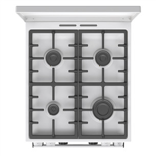 Gorenje, 70 л, ширина 50 см, белый - Газовая плита с электрической духовкой