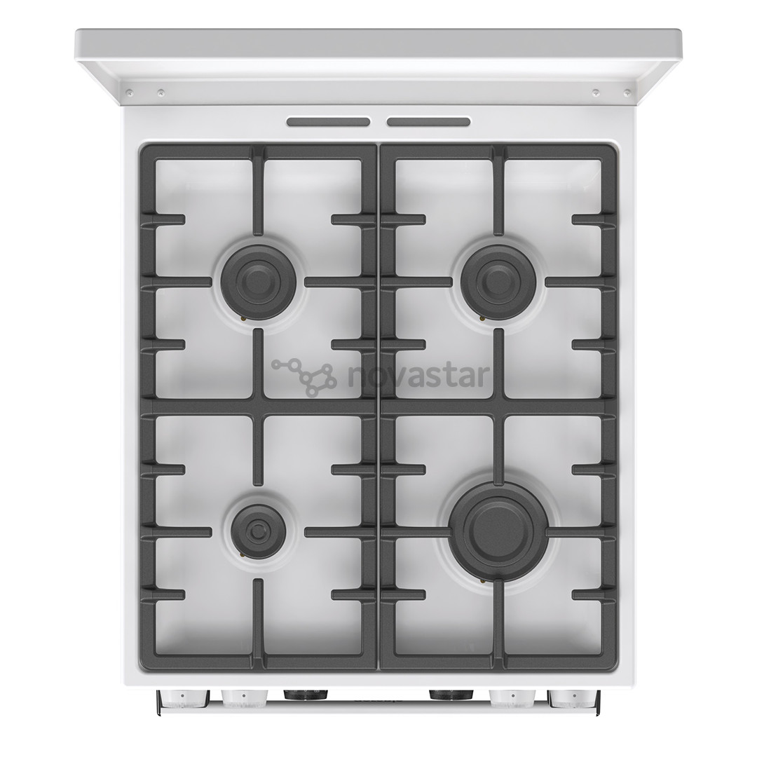 Gorenje, 70 л, ширина 50 см, белый - Газовая плита с электрической духовкой