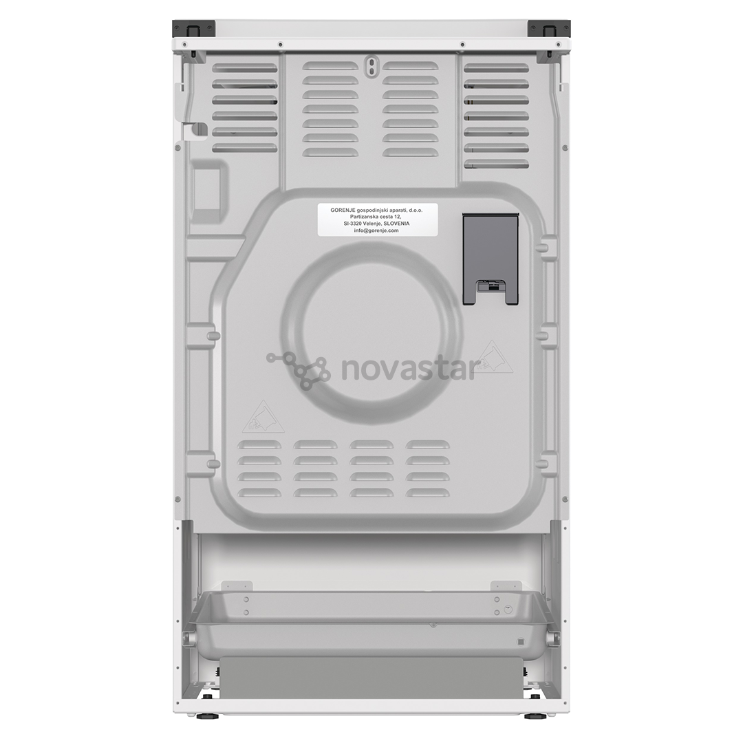 Gorenje, 70 л, ширина 50 см, белый - Газовая плита с электрической духовкой