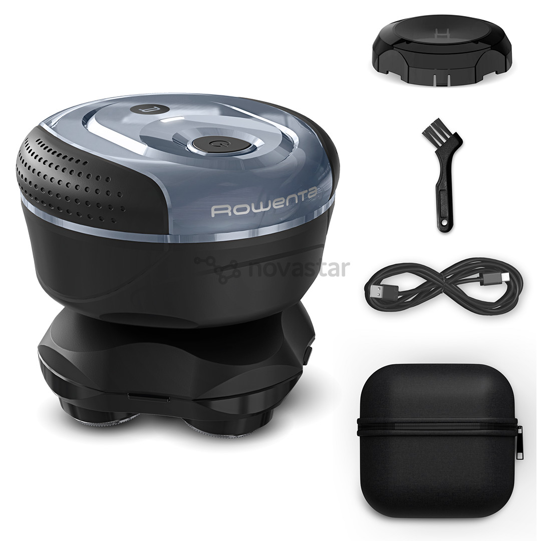 Rowenta GentleBald, Wet & Dry, black/blue - Head shaver