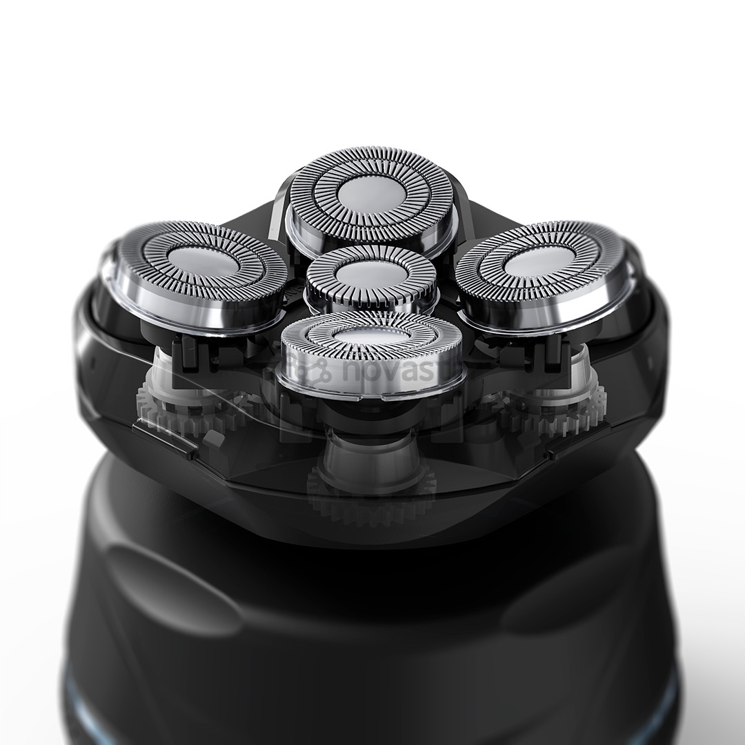 Rowenta GentleBald, Wet & Dry, black/blue - Head shaver