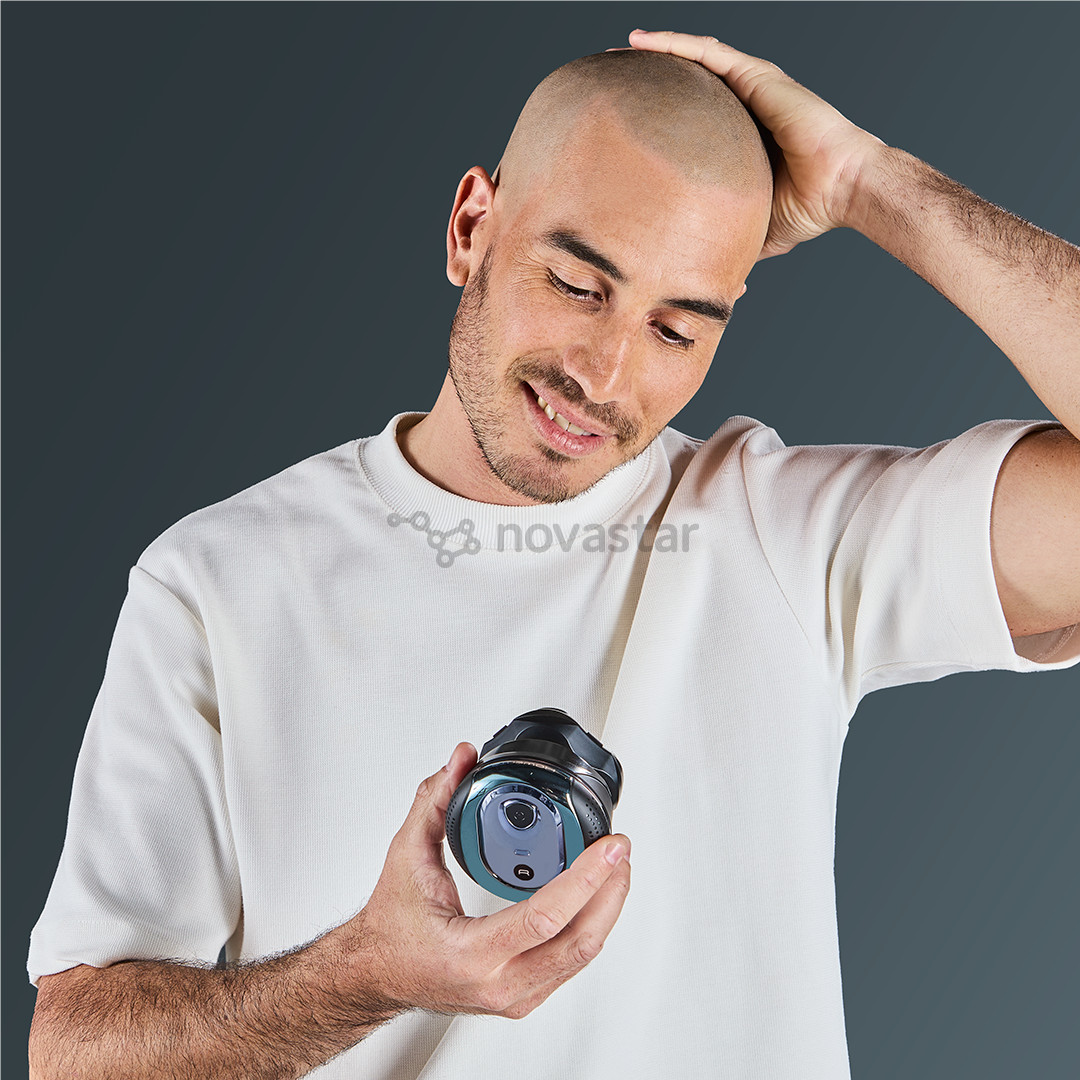 Rowenta GentleBald, Wet & Dry, black/blue - Head shaver