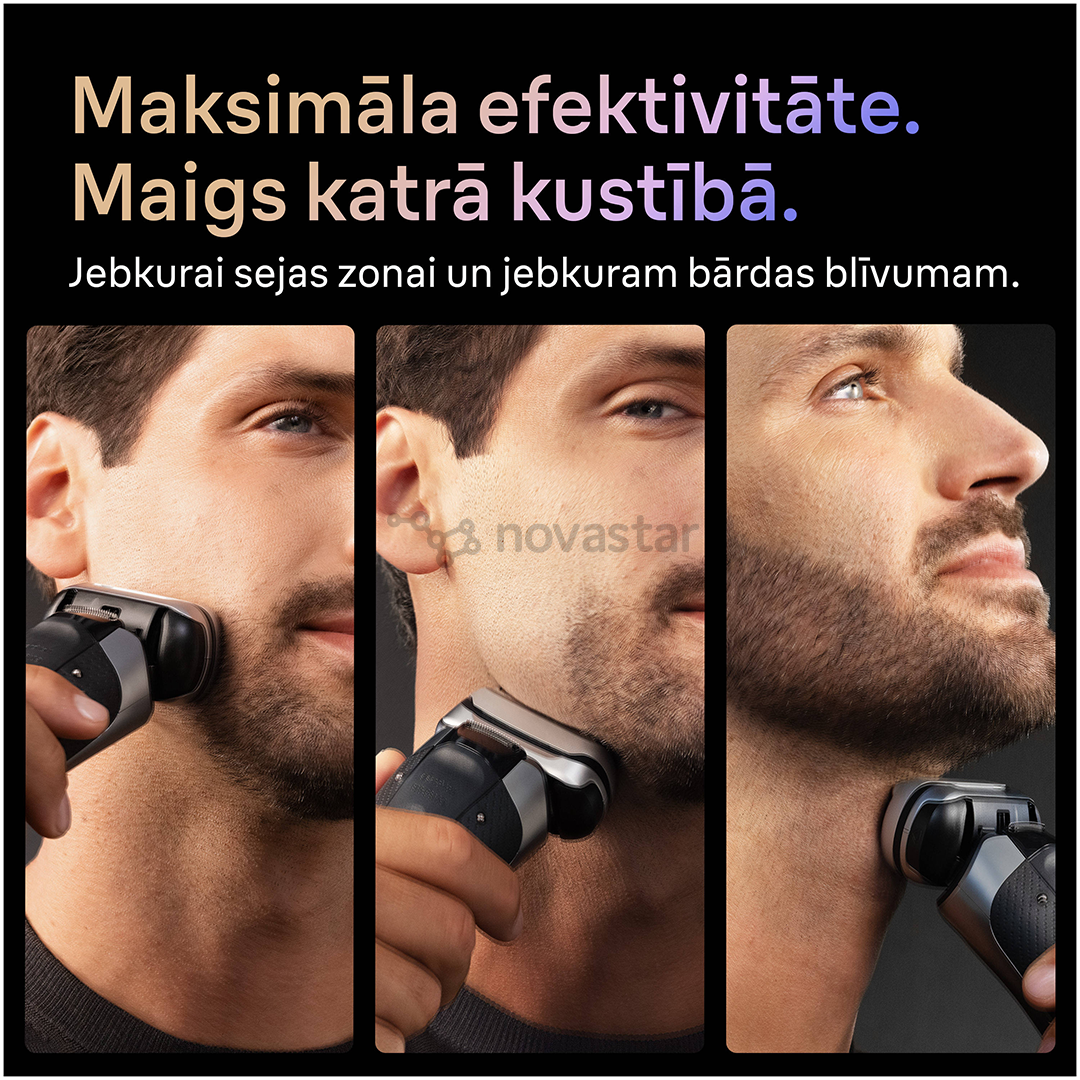 Braun Series 9 Pro+ Wet & Dry, станция SmartCare 6 в 1 и дорожный футляр PowerCase, темно-серый - Бритва