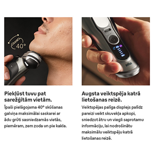 Braun Series 9 Pro+ Wet & Dry, станция SmartCare 6 в 1 и дорожный футляр PowerCase, темно-серый - Бритва