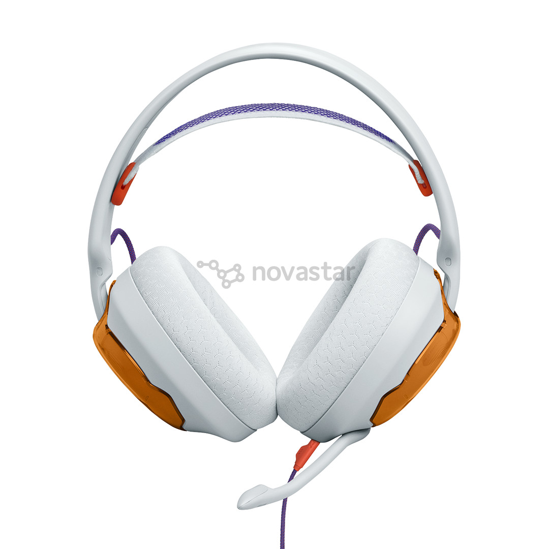 JBL Quantum 250, светло-зеленый/оранжевый - Гарнитура
