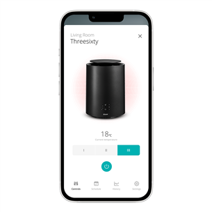 Duux Threesixty Gen2 1800 W, 30 m², juodas - Šildytuvas ir ventiliatorius