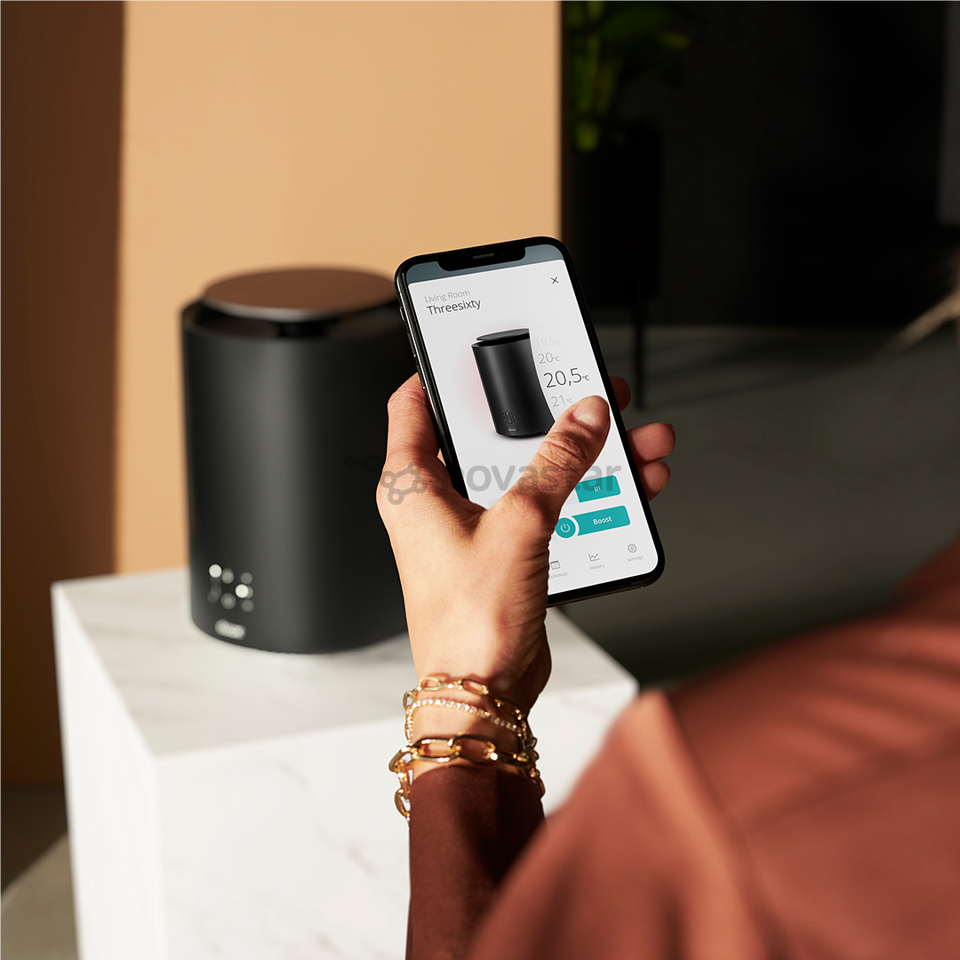 Duux Threesixty Gen2 1800 W, 30 m², juodas - Šildytuvas ir ventiliatorius