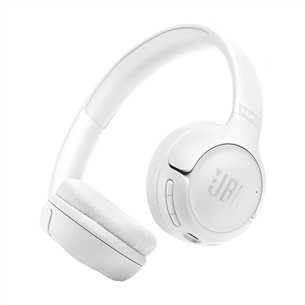 JBL Tune 530BT, baltos - Belaidės ausinės JBLT530BTWHTEU