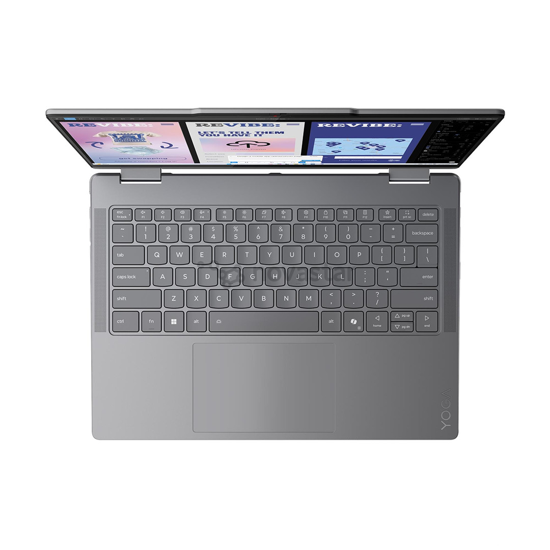 Lenovo Yoga 7 2-in-1 14ILL10, 14'', OLED, WUXGA, Ultra 7, 16 GB, 512 GB, ENG, pilkas - Nešiojamasis kompiuteris