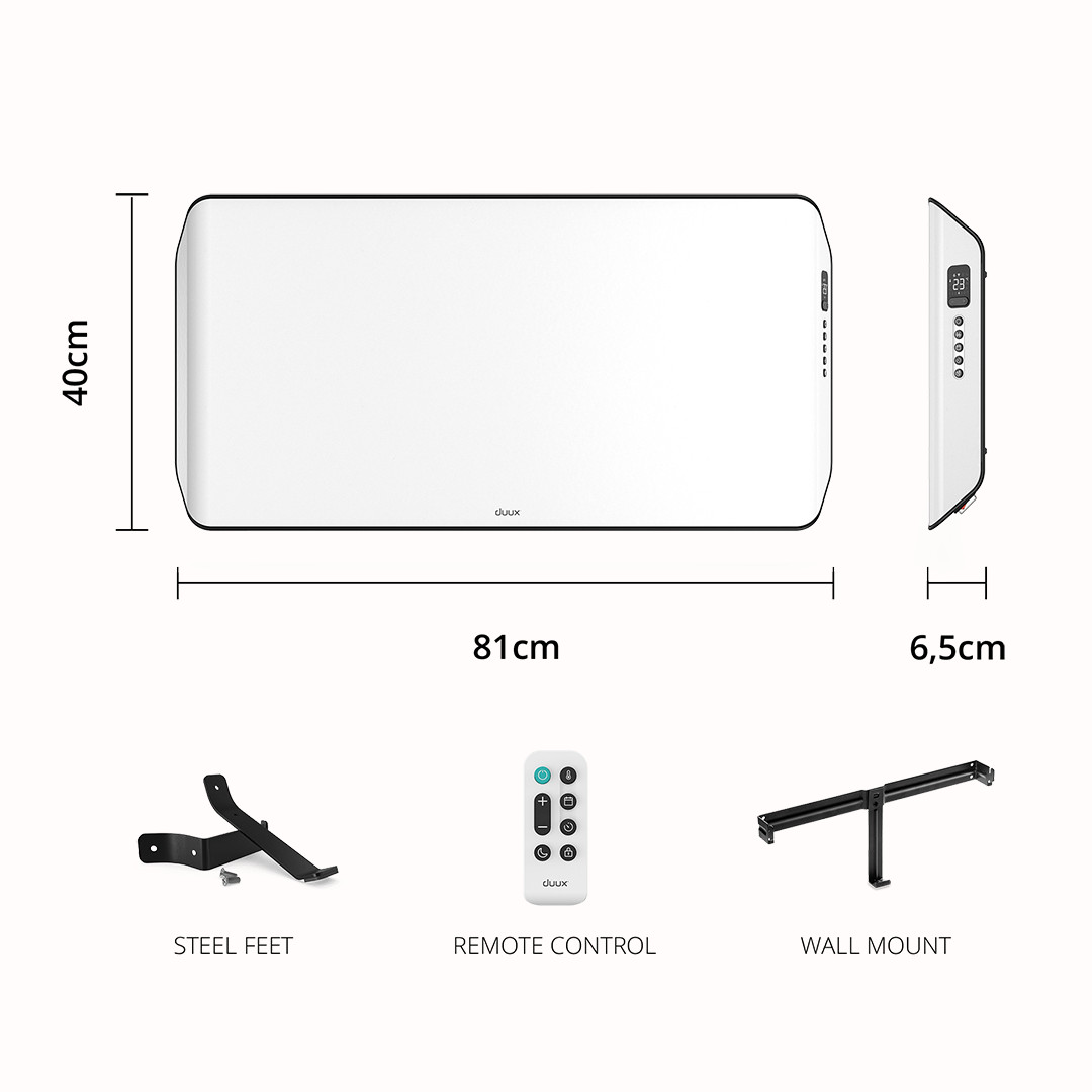 Duux Edge 2000 Smart 2000 W 30 m², white - Convector