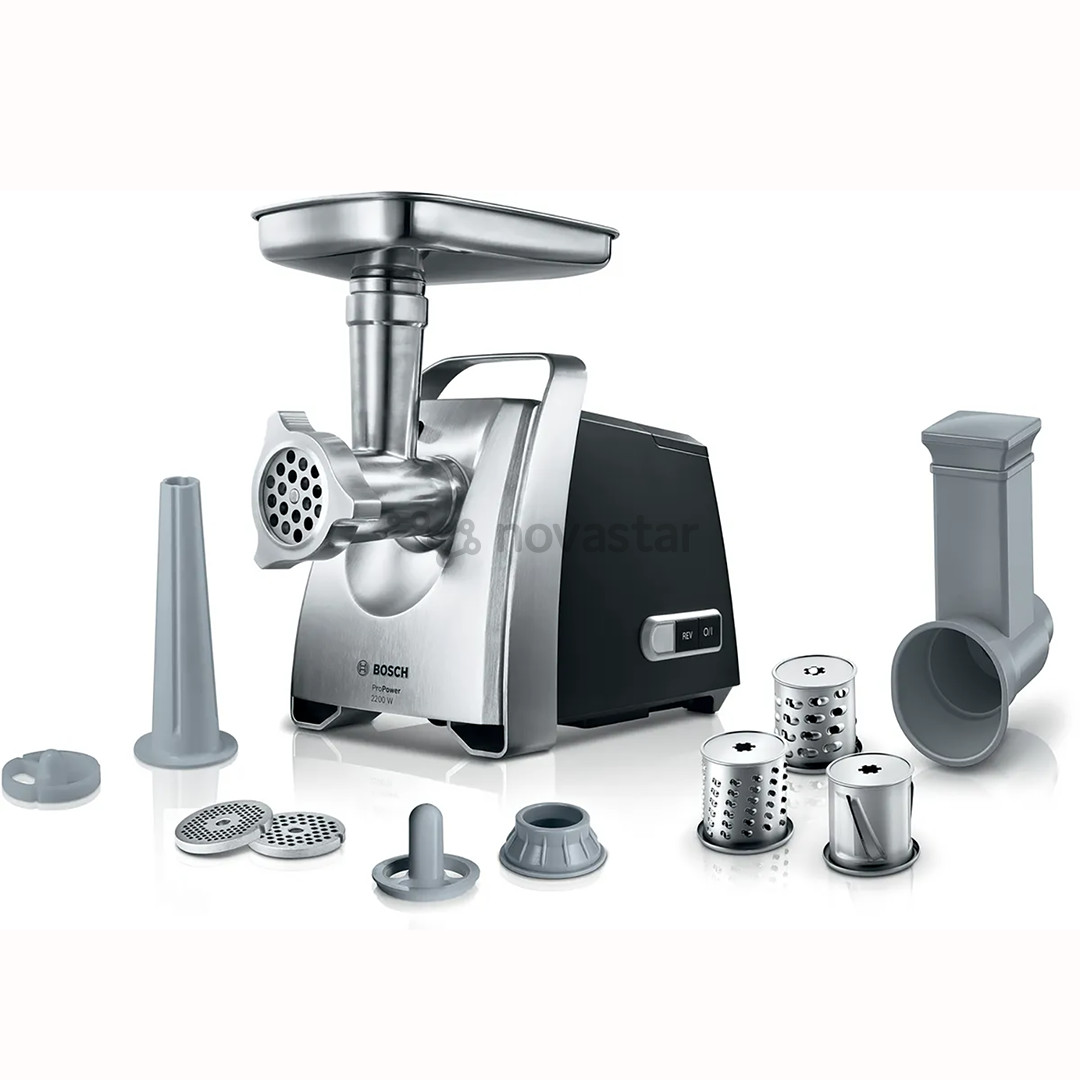 Bosch ProPower, 2200 W, juoda/pilka - Mėsmalė