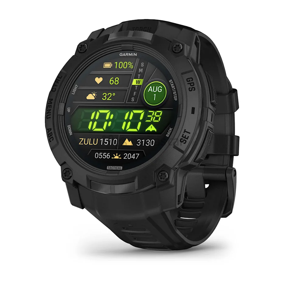 Garmin Instinct 3 Tactical Edition, 50 mm, juodas - Sportinis laikrodis