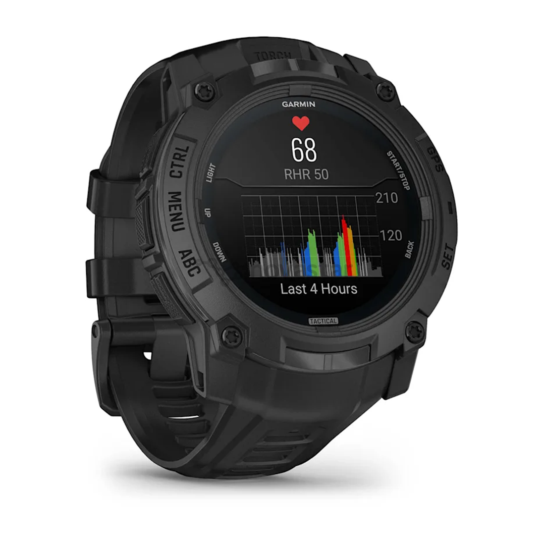Garmin Instinct 3 Tactical Edition, 50 mm, juodas - Sportinis laikrodis