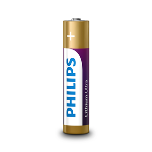 Philips Lithium Ultra, AAA, 4 pc - Batteries