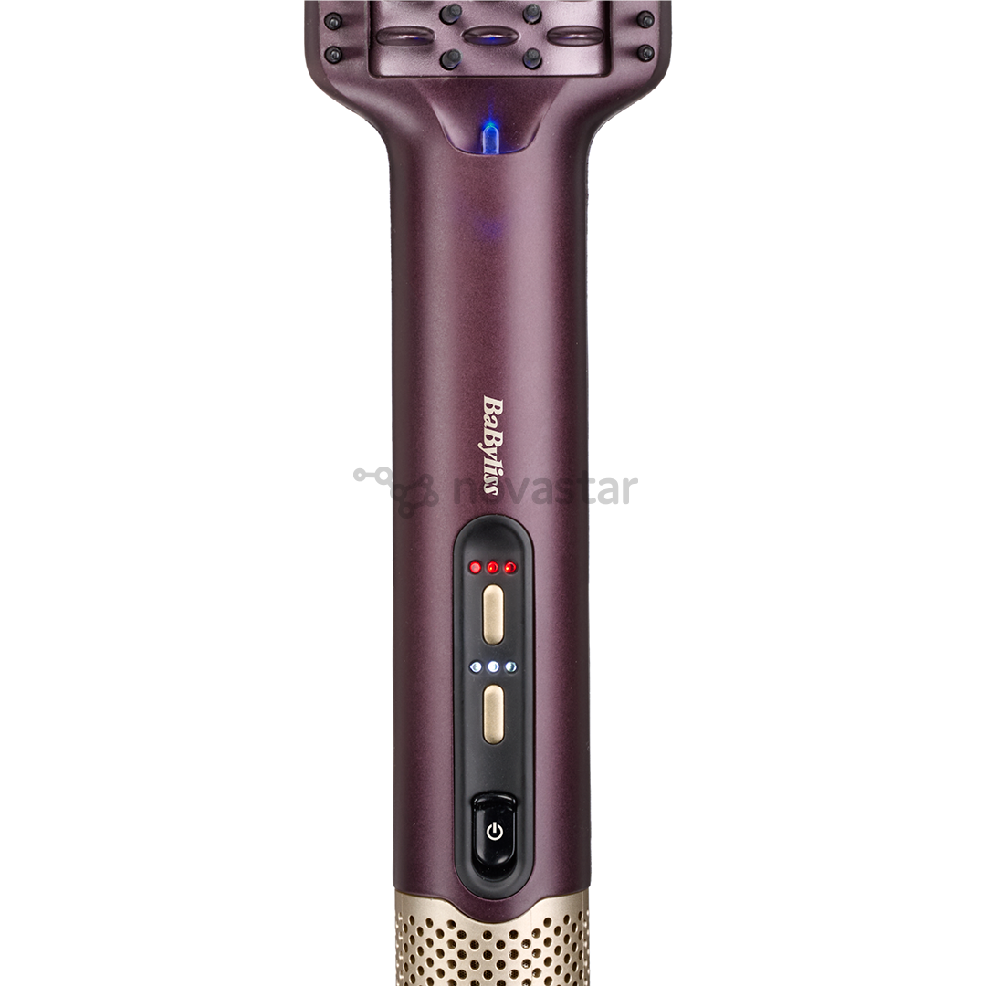 Babyliss Air Power Smooth, 900 Вт, фиолетовый/золотистый - Фен-щетка с выпрямителем