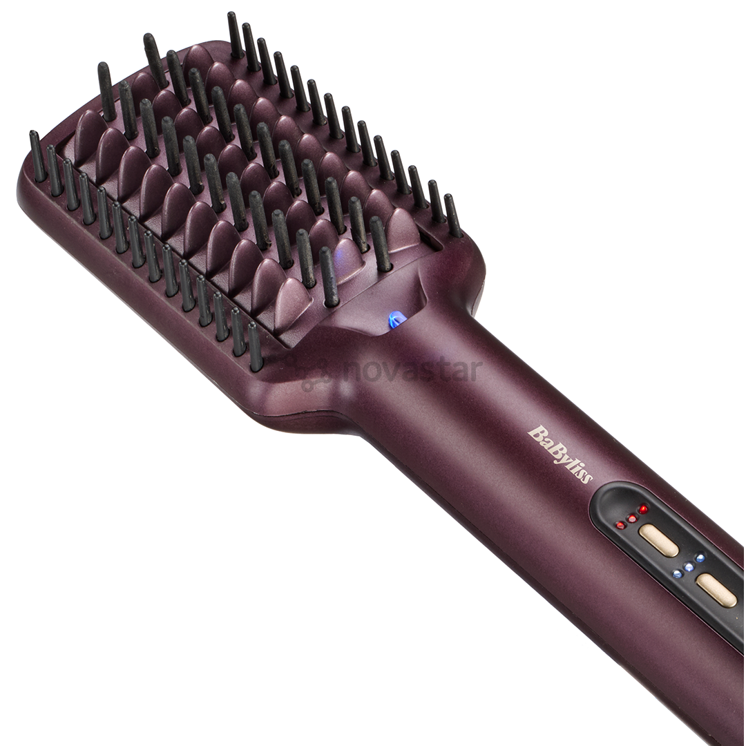 Babyliss Air Power Smooth, 900 Вт, фиолетовый/золотистый - Фен-щетка с выпрямителем