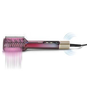 Babyliss Air Power Smooth, 900 Вт, фиолетовый/золотистый - Фен-щетка с выпрямителем