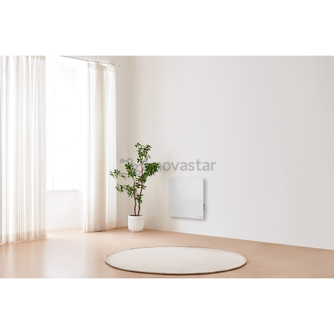 Aeno Premium Eco Smart Quadro, 500 W, baltas - Sieninis šildytuvas