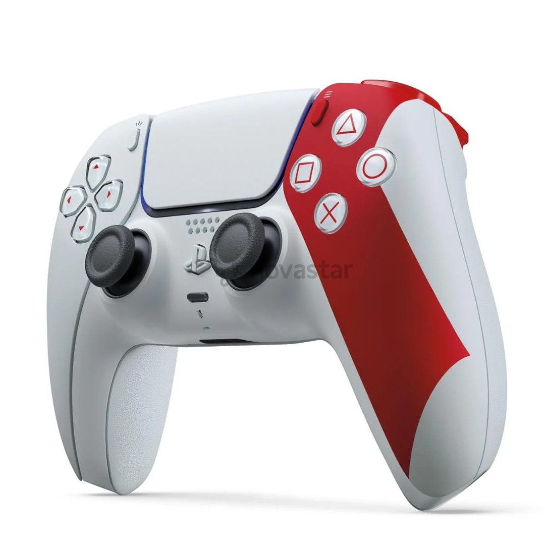 Sony DualSense God of War 20th Anniversary Limited Edition, PlayStation 5, baltas/raudonas - Žaidimų pultelis