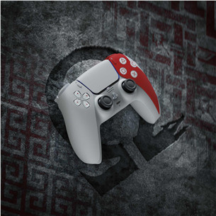 Sony DualSense God of War 20th Anniversary Limited Edition, PlayStation 5, baltas/raudonas - Žaidimų pultelis
