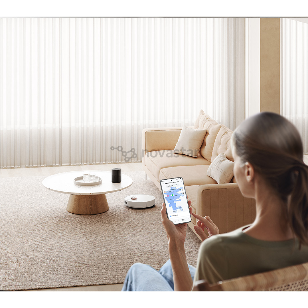 Xiaomi Vacuum S40, сухая и влажная уборка, белый - Робот-пылесос