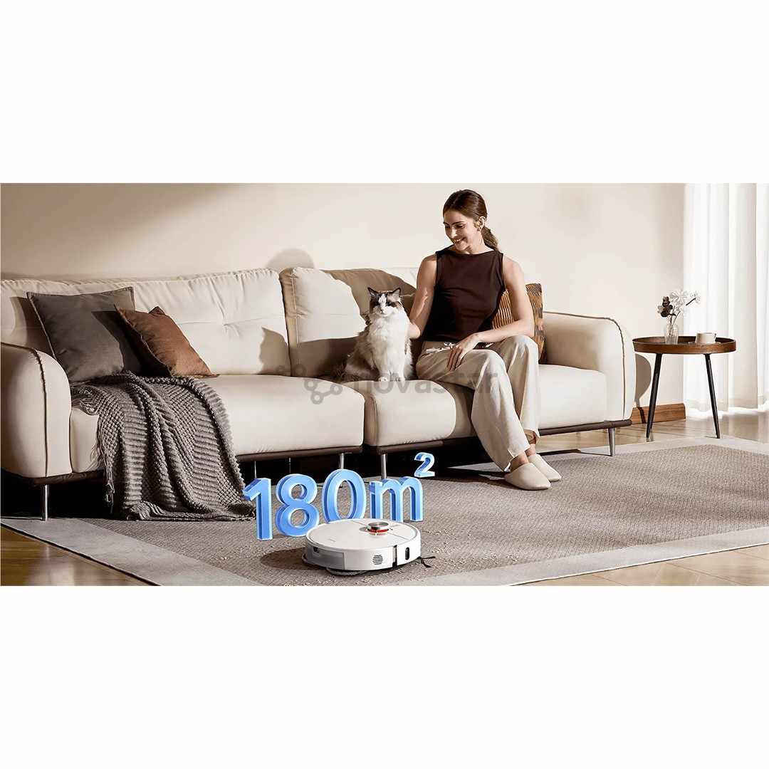 Xiaomi Vacuum S40 Pro, wet & dry, baltas - Dulkių siurblys robotas