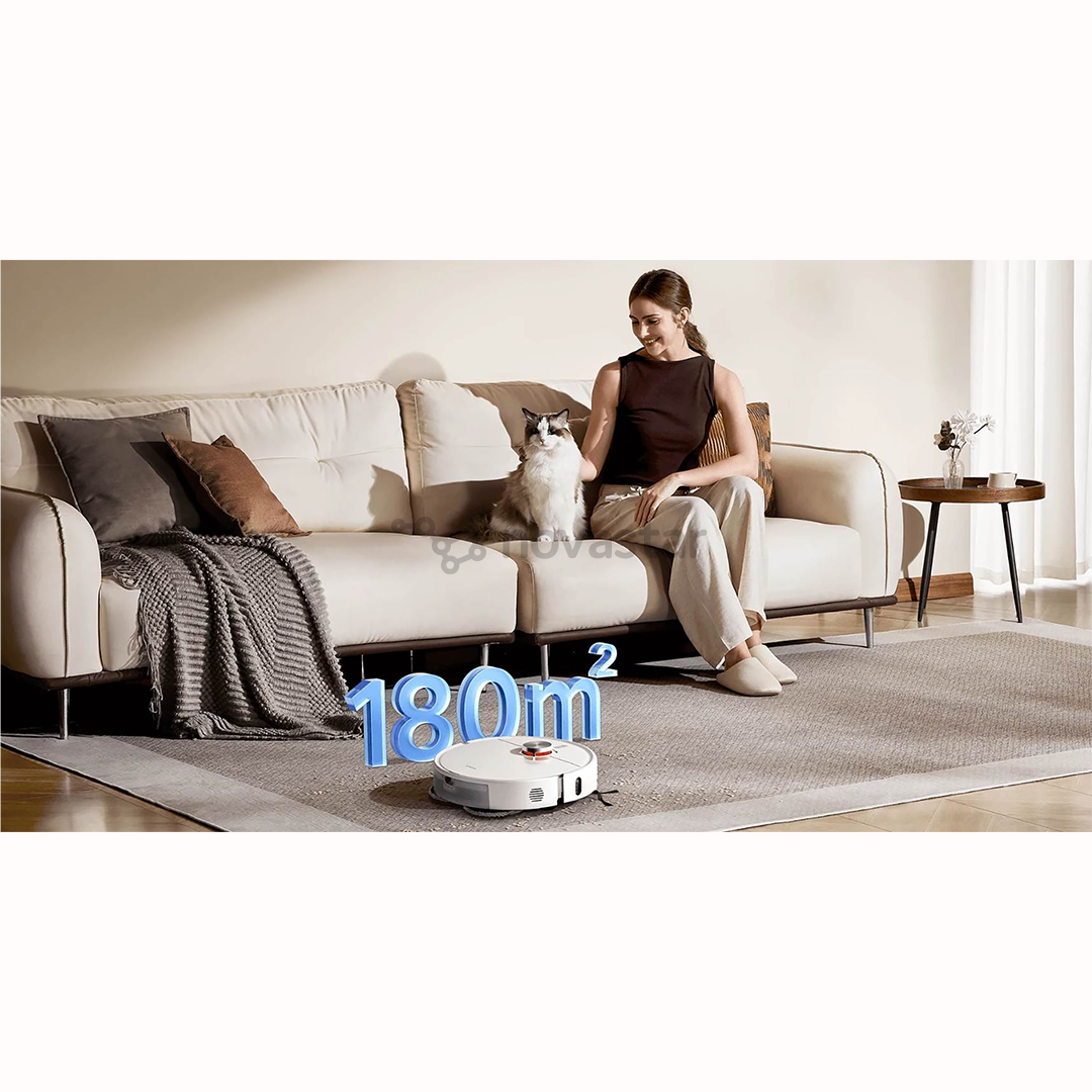 Xiaomi Vacuum S40 Pro, wet & dry, baltas - Dulkių siurblys robotas