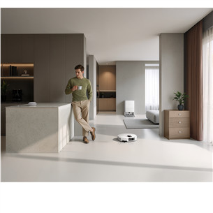 Xiaomi Vacuum 5 Pro, wet & dry, baltas - Dulkių siurblys robtoas