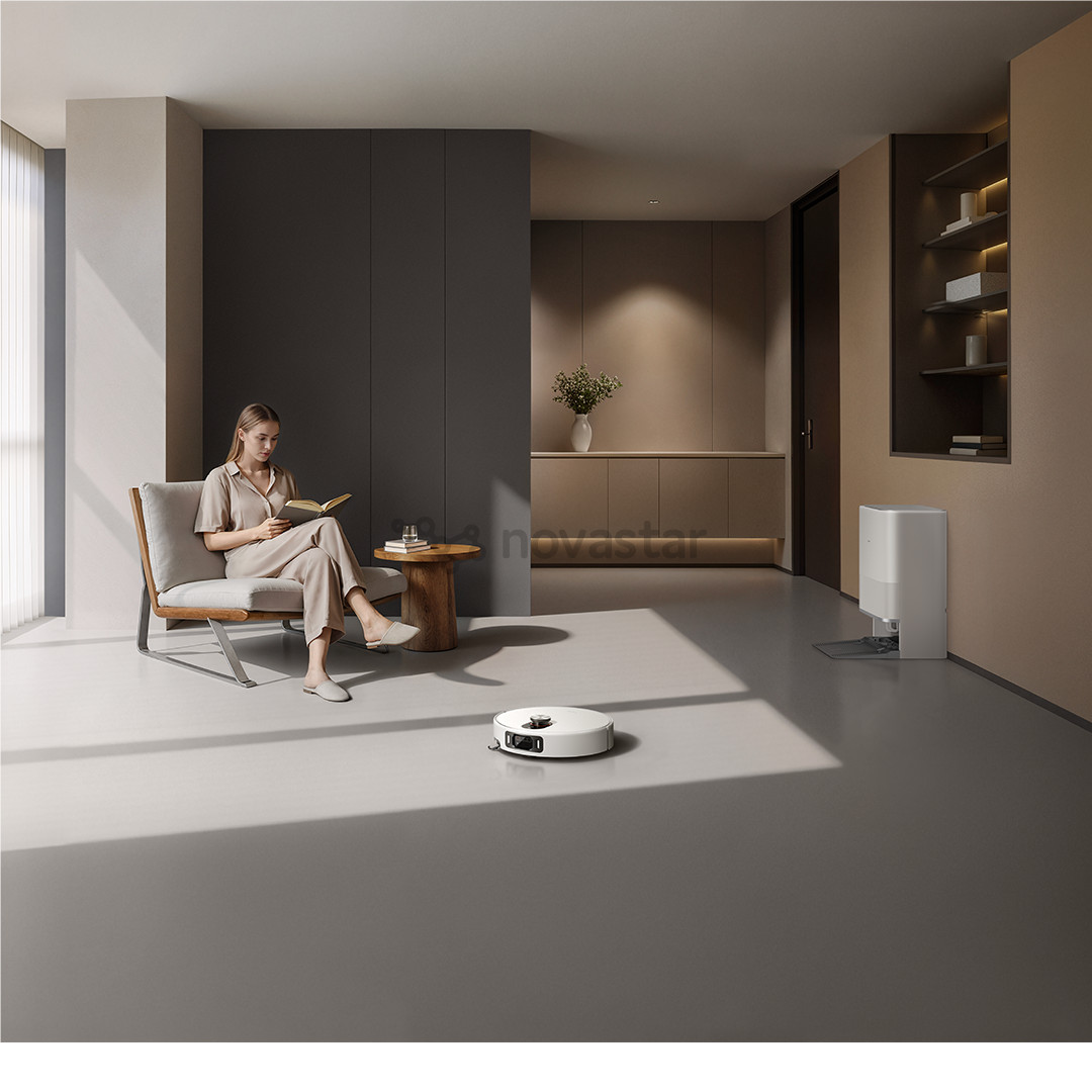 Xiaomi Vacuum 5 Pro, wet & dry, baltas - Dulkių siurblys robtoas