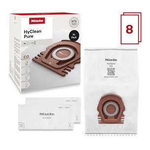 Miele CO XL HyClean Pure, Guard M1, 8 vnt. - Dulkių maišeliai